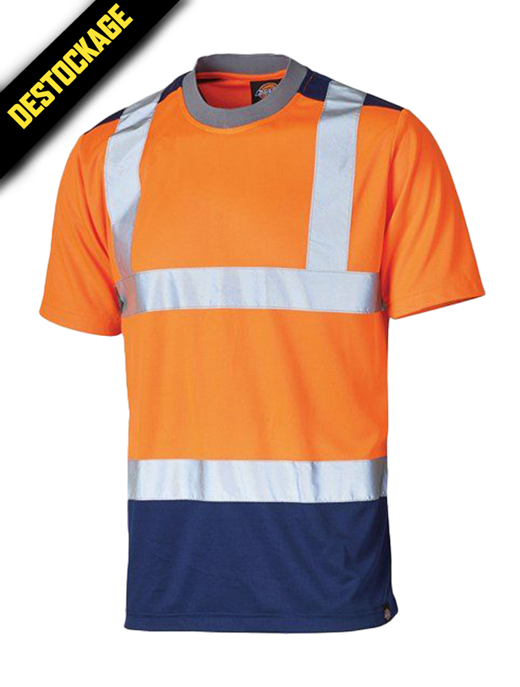 T-shirt Haute visibilité bicolore L